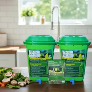 Home Composters 25L (1 Set with 5 Ltr Microbes) -Organic Waste Composter