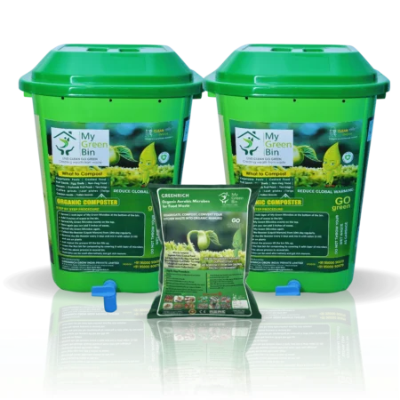 GRC 25 (PP) – 25 ltrs Home Composters (1 Set with 5 Ltr Microbes) incl.transportation
