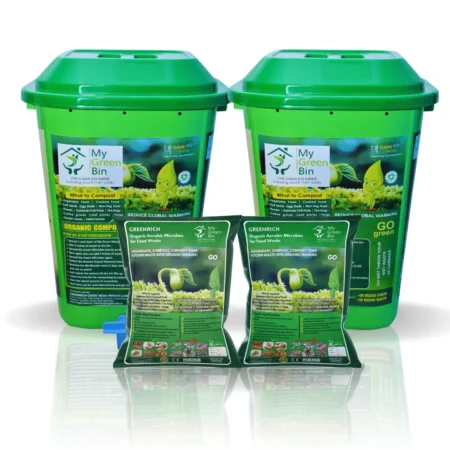 GRC 50 PP – 50 Ltr Home Composters (1 set with 10 ltr microbes) incl. Transportation