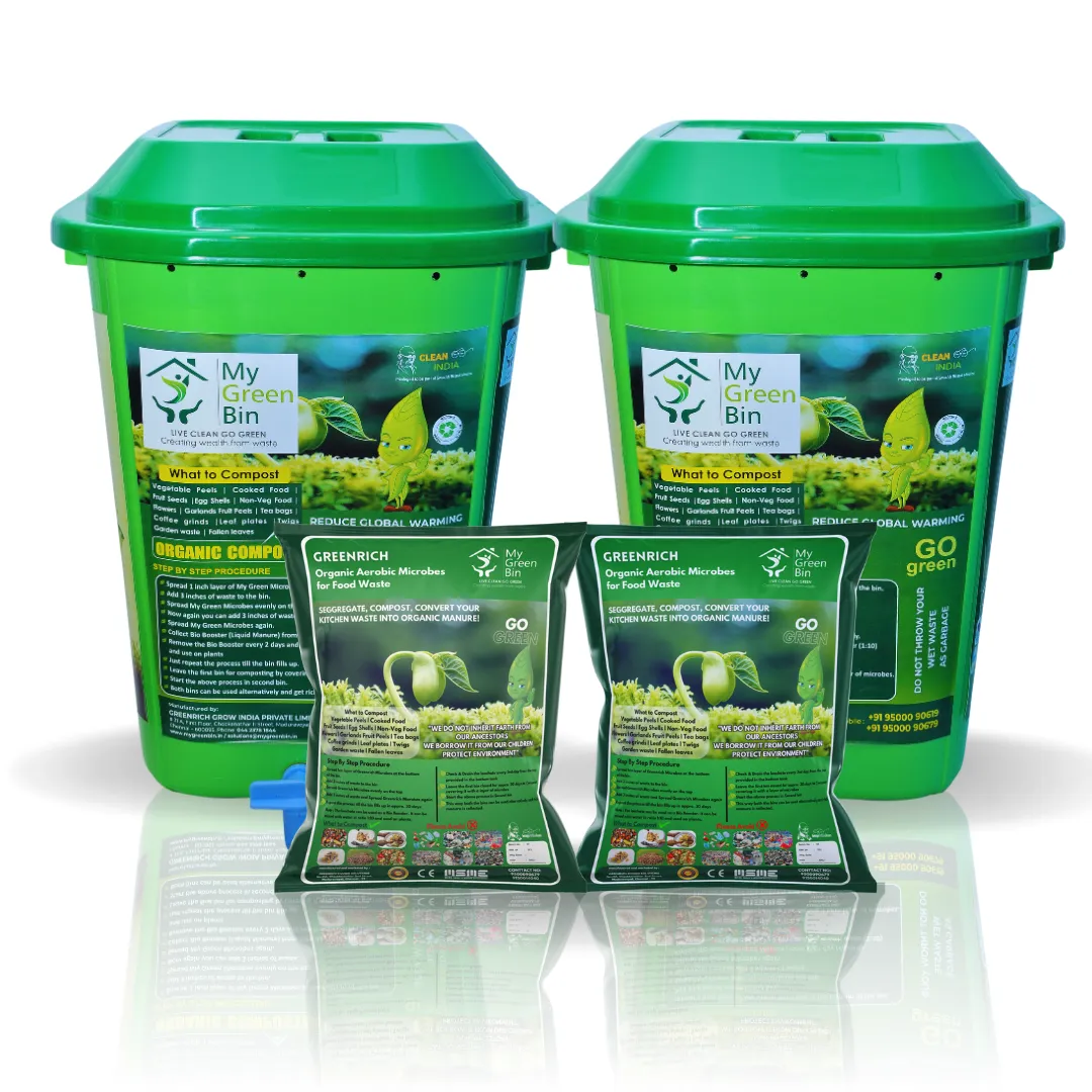 GRC 50 PP – 50 Ltr Home Composters (1 set with 10 ltr microbes) incl. Transportation