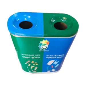 Greenrich 2 in 1 segregation and collection Bin 120Ltr (60* 2)