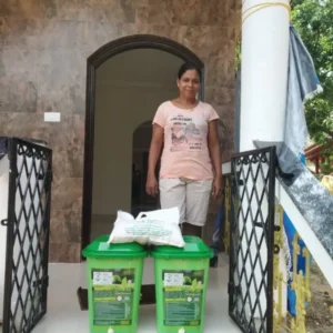 My-Green-Bin-25-Ltr-Home-Composter-Installed-@-Be