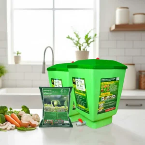 Home Composters 50 Ltrs (1 Set with 10 ltr Microbes)- Organic Waste Composter